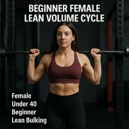 Beginners Lean Bulk Cyclus voor Vrouwen